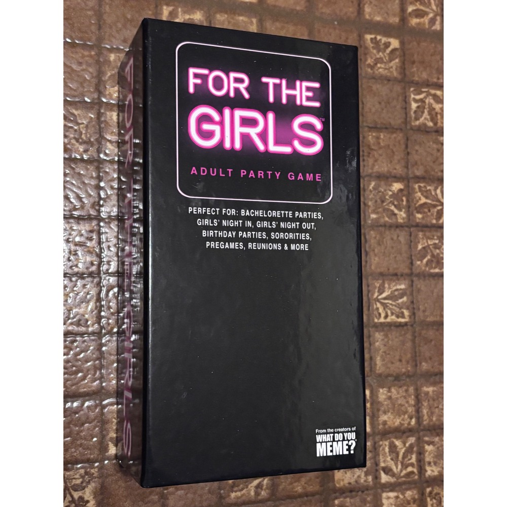 For The Girls Adult Party Game What Do You Meme Bachelorette Girls Night Out - Picture 1 of 4